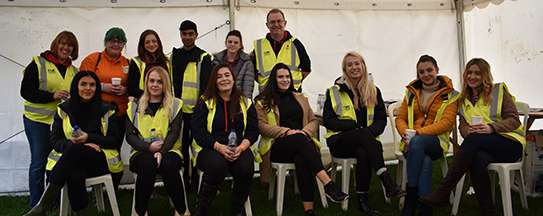 Workers at Stone Food & Drink Festival