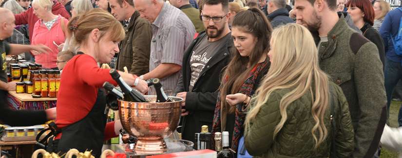 Stalls at Stone Food & Drink Festival