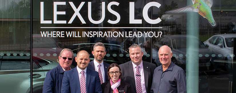 Lexus Stoke, staff outside