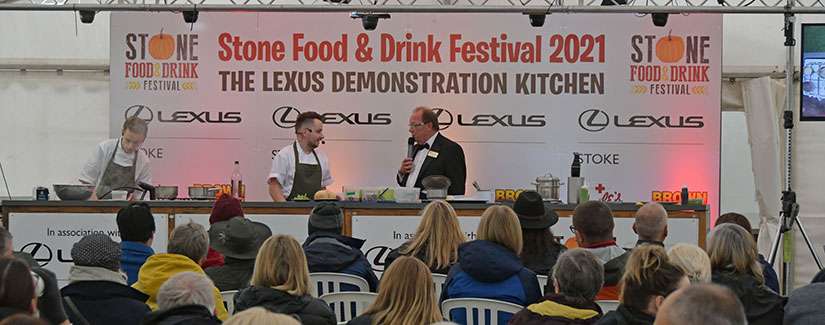 Stone Food & Drink Festival 2021 The Lexus demonstration kitchen