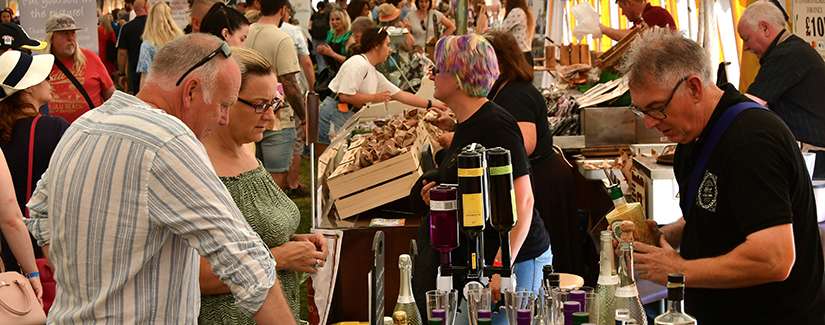 The Gourmet Marquee was packed with artisan producers showcasing their wares