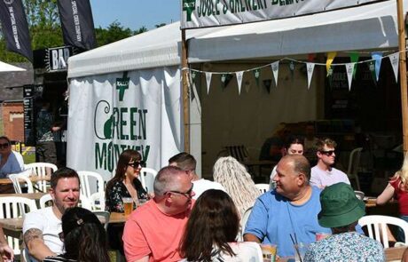 Joules brewery tent